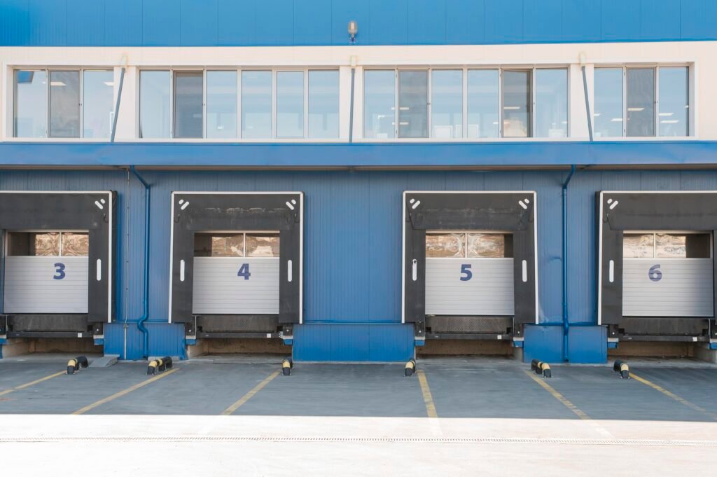 logistic center concept with storage units logistic center concept with storage units